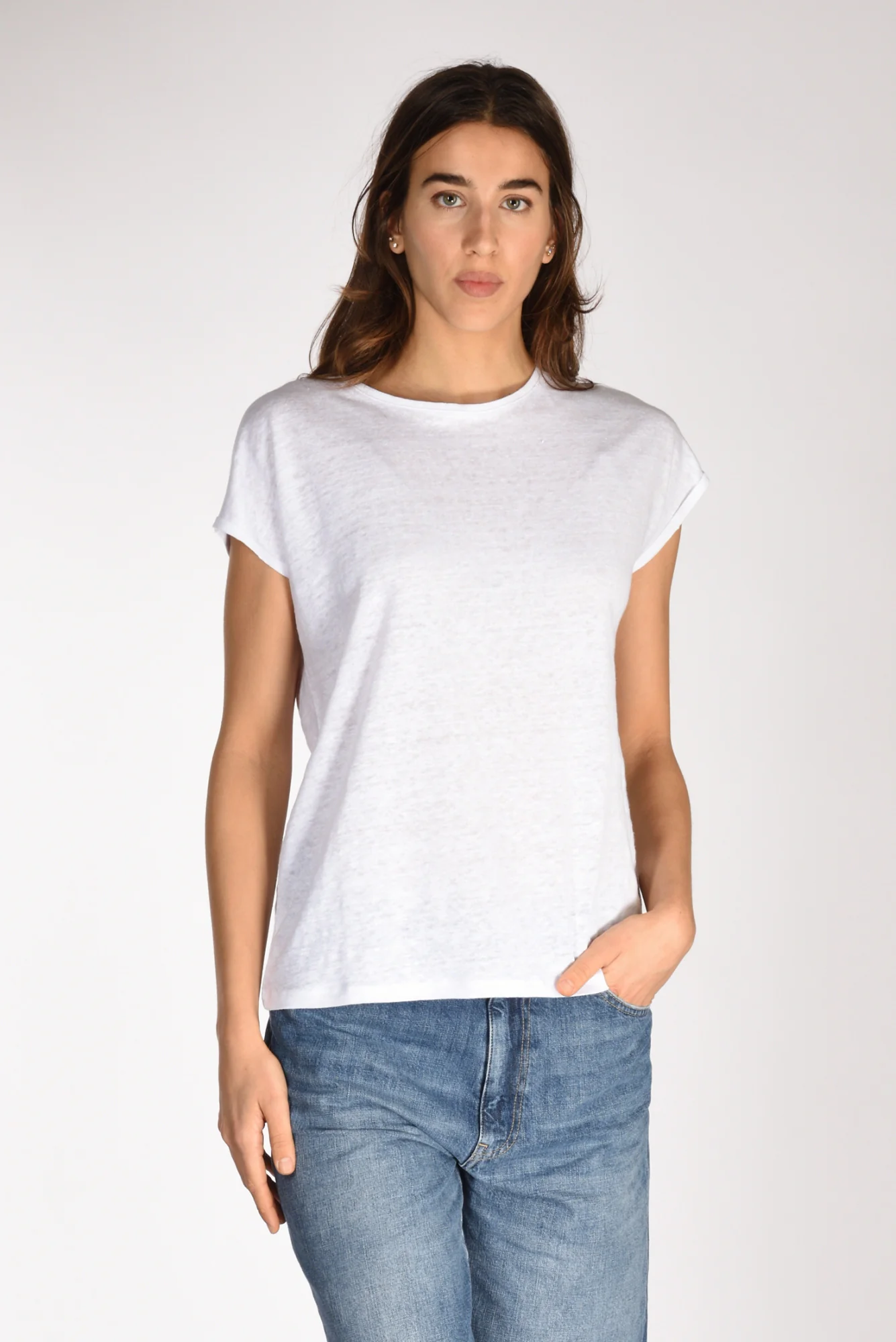 Allude Maglia Bianco Naturale Donna - immagine 2