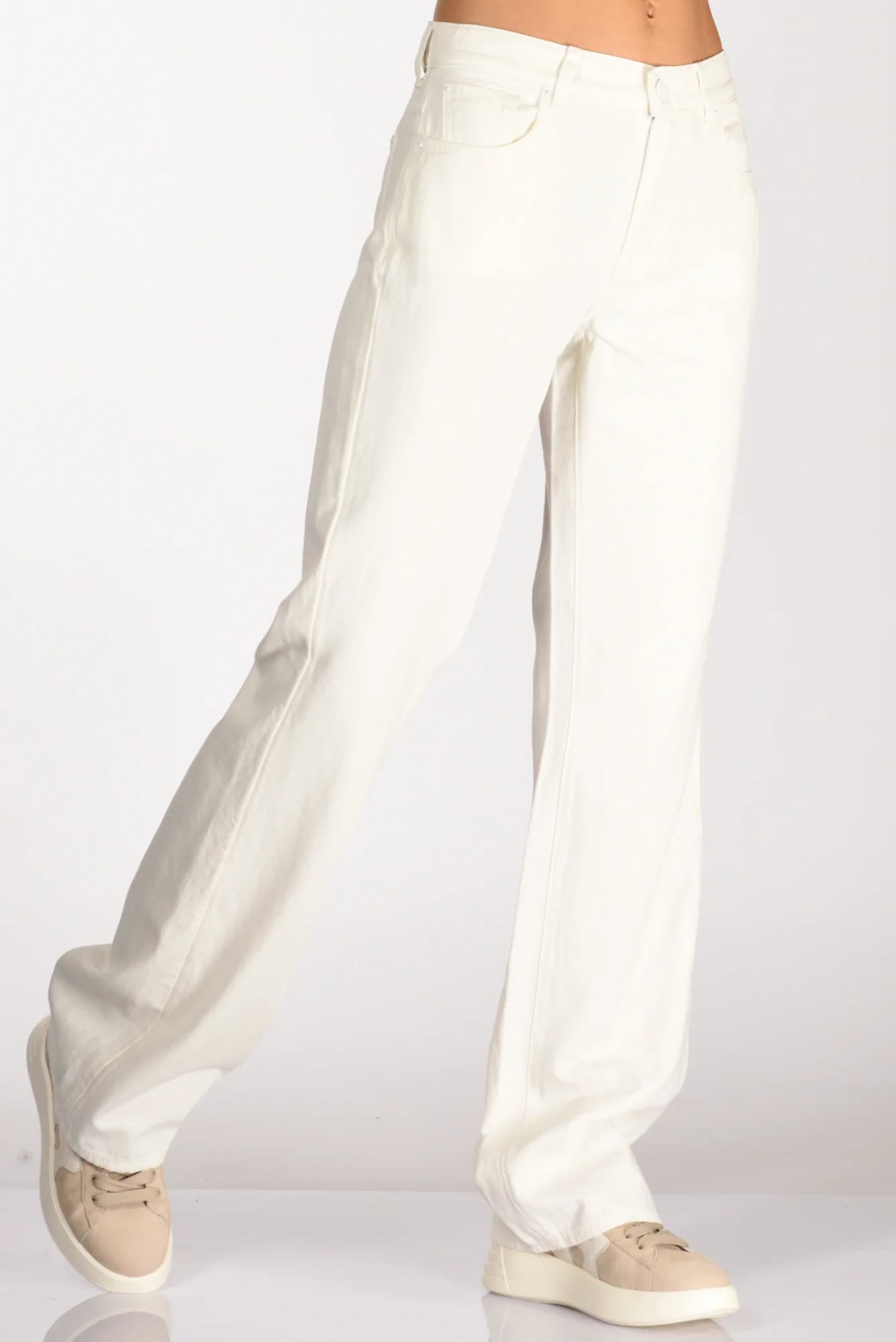 7 For All Mankind Jeans Ostuni Bianco Donna - immagine 2