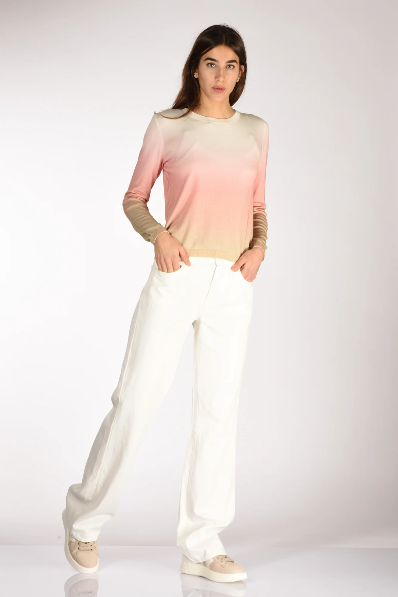 7 For All Mankind Jeans Ostuni Bianco Donna - immagine 3