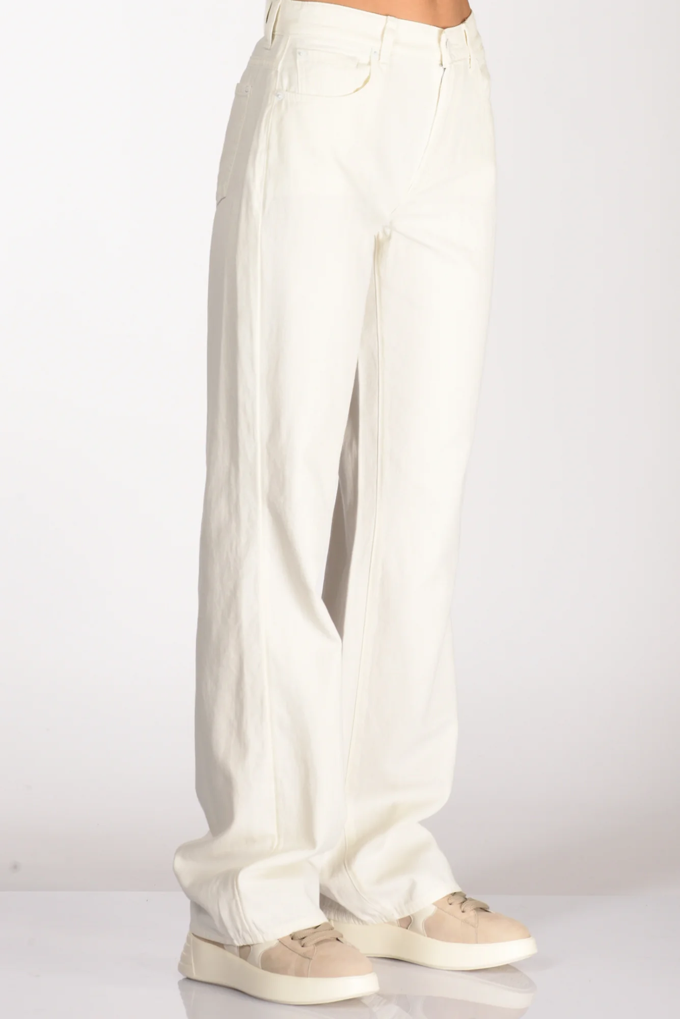 7 For All Mankind Jeans Ostuni Bianco Donna - immagine 5