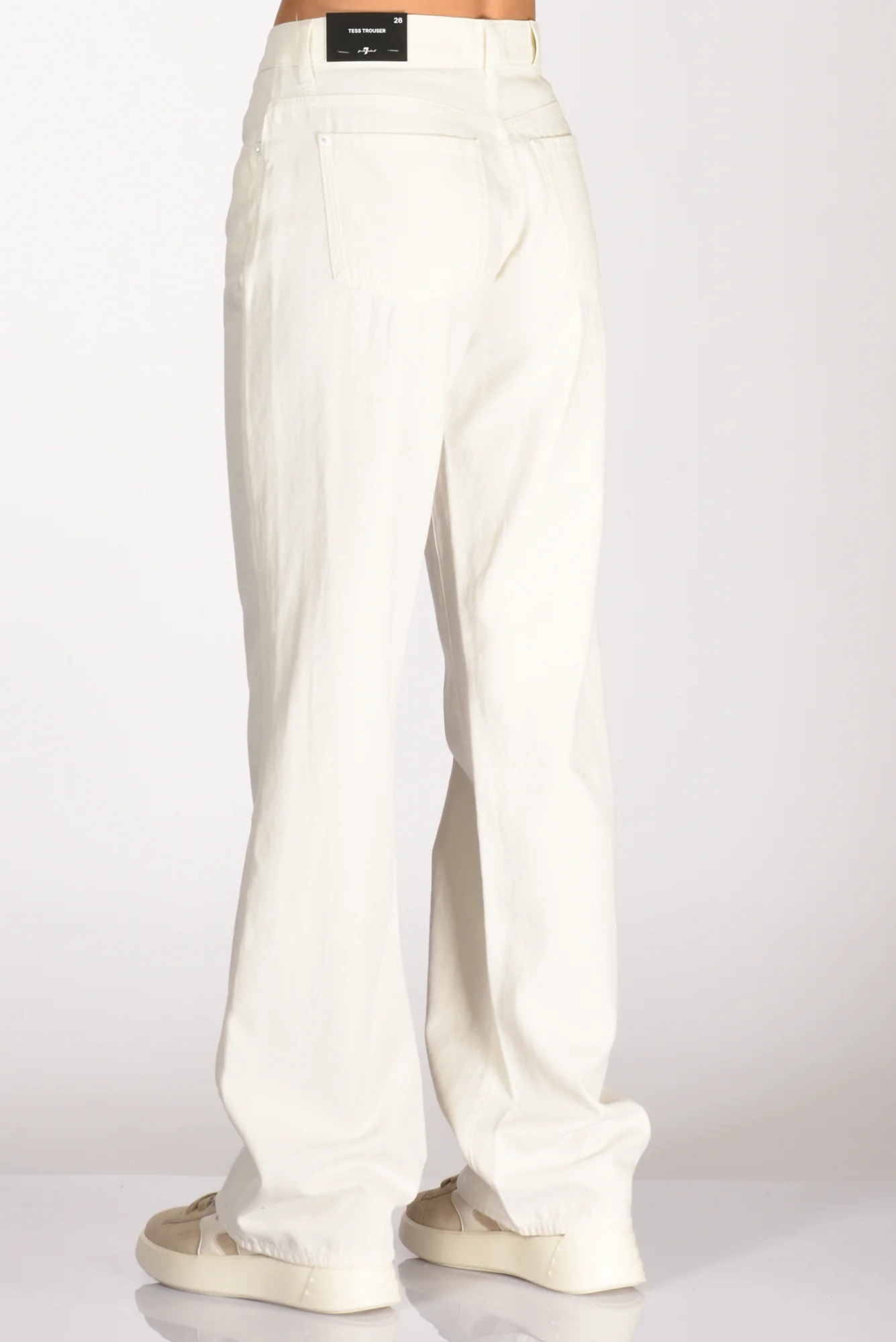 7 For All Mankind Jeans Ostuni Bianco Donna - immagine 7