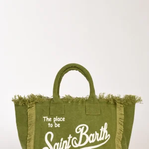 Mc2 Saint Barth Borsa Vanity Verde/bianco Donna