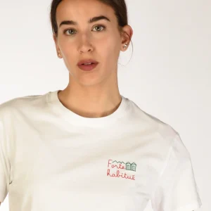 Mc2 Saint Barth Tshirt Emilie Bianco/rosso/verde Donna