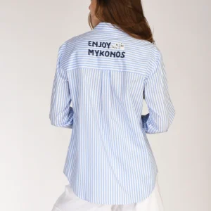 Mc2 Saint Barth Camicia Brigitte Azzurro/blu Donna
