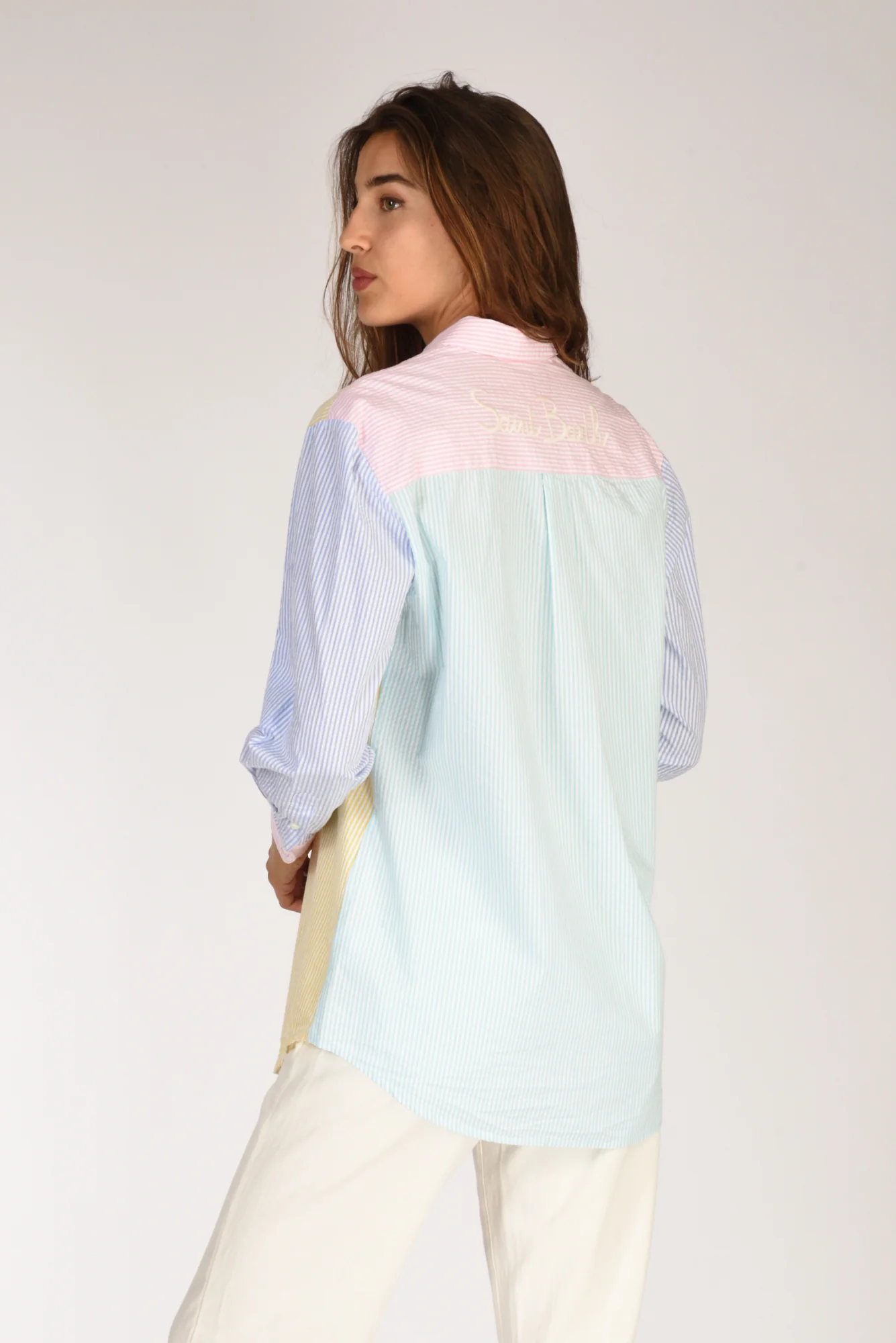 Mc2 Saint Barth Camicia Brigitte Multicolor Donna - immagine 2