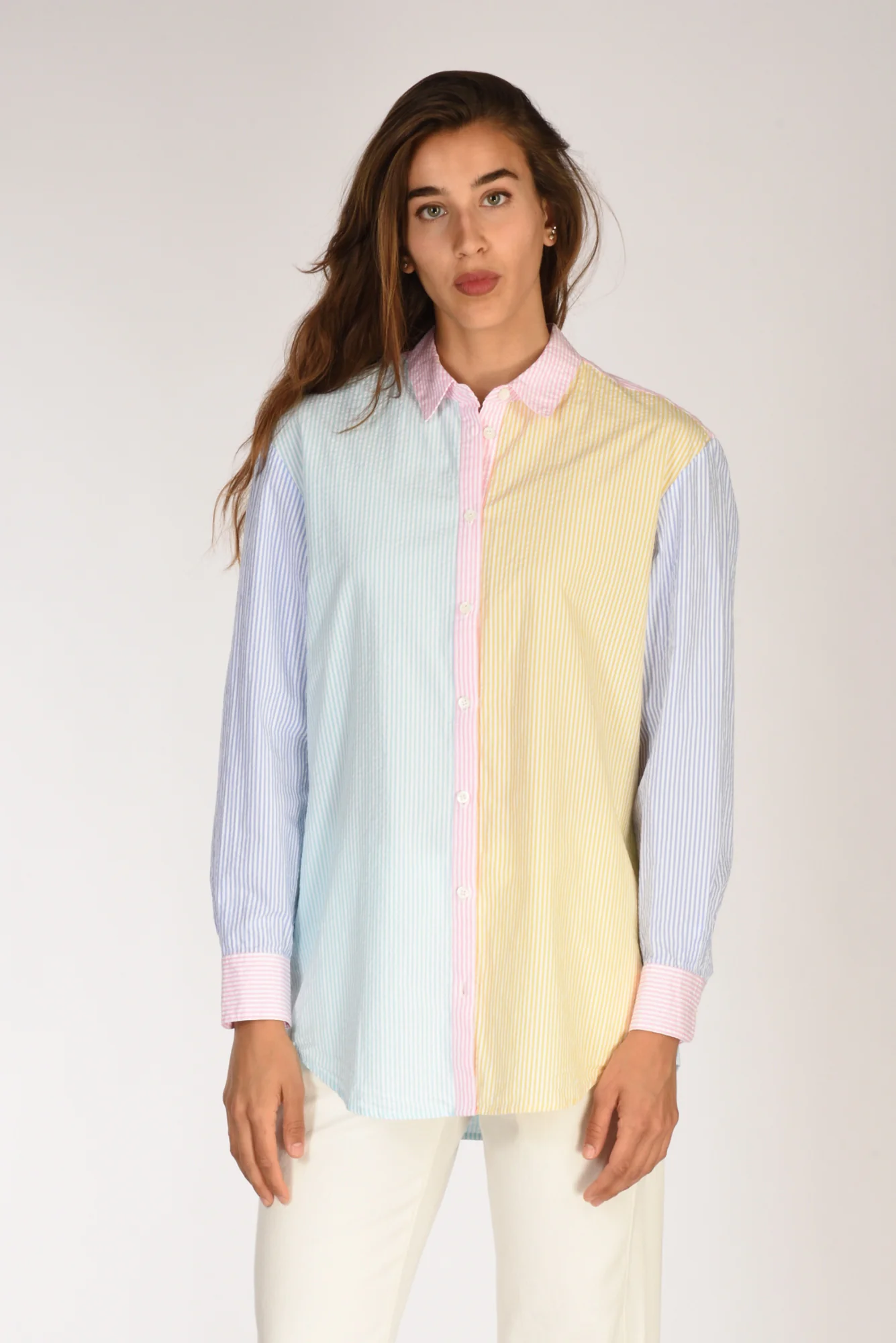 Mc2 Saint Barth Camicia Brigitte Multicolor Donna - immagine 3