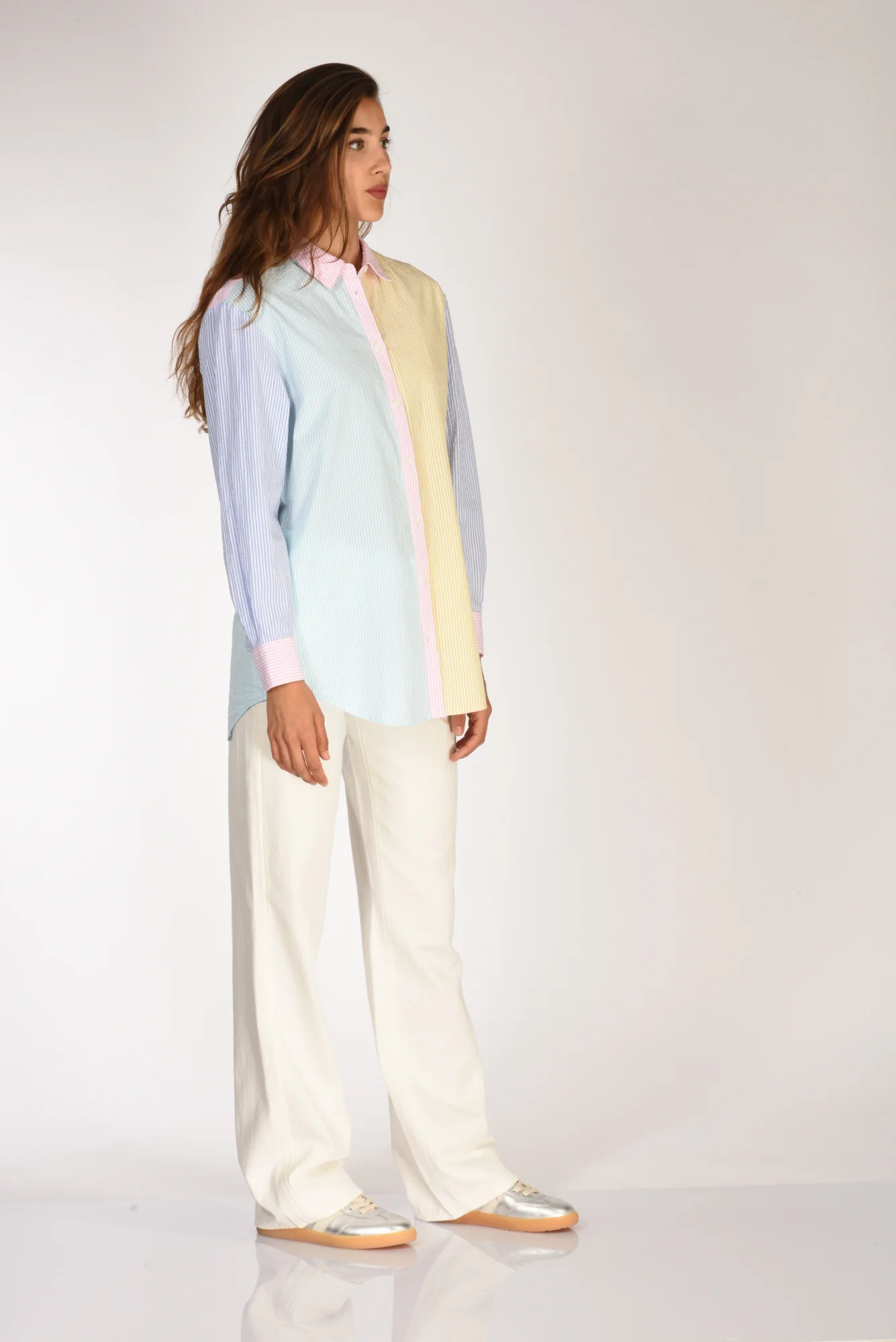 Mc2 Saint Barth Camicia Brigitte Multicolor Donna - immagine 4