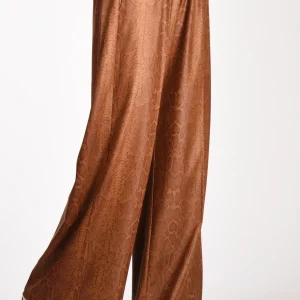 Forte Forte Pantaloni Suede Marrone Chiaro Donna