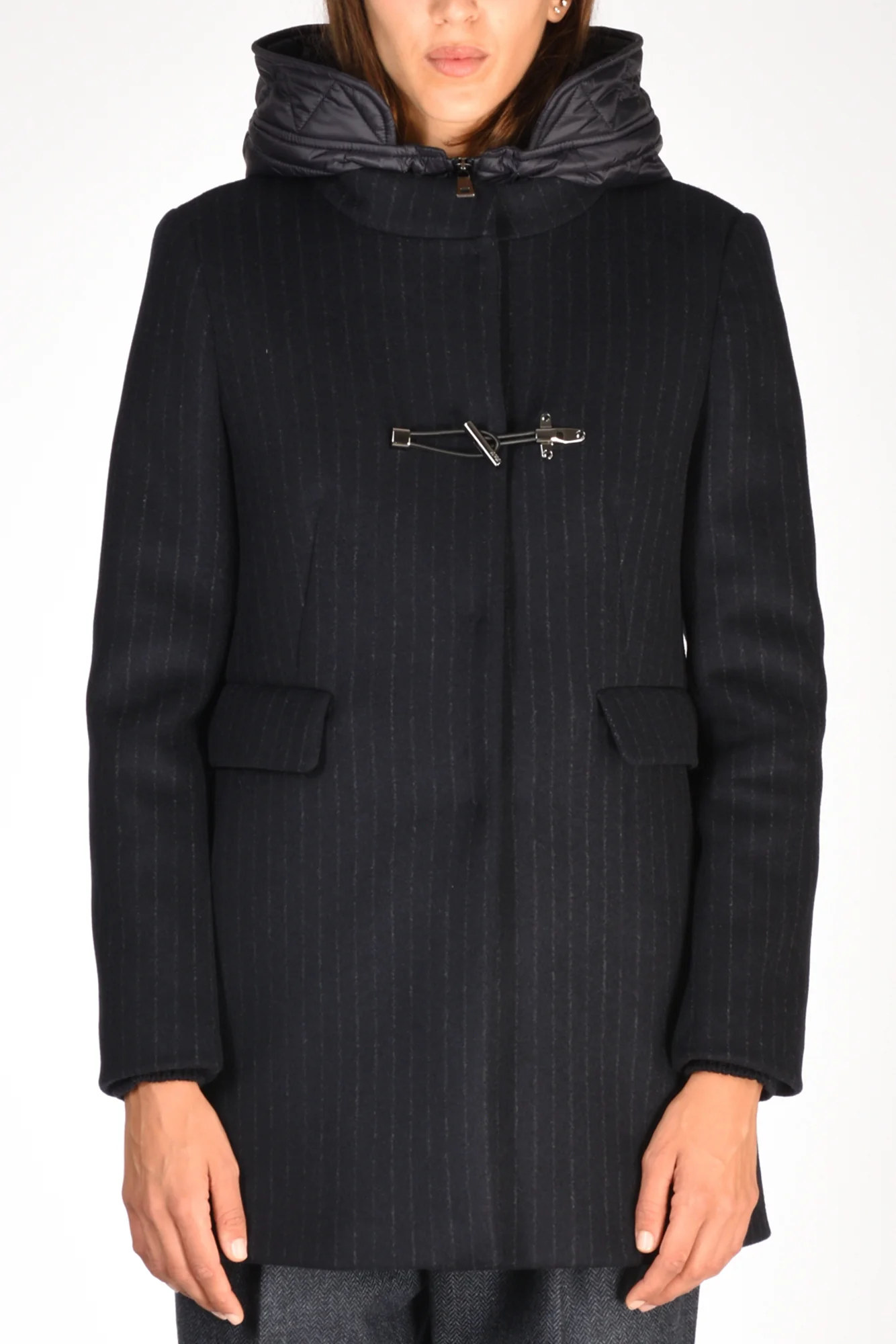 Fay Cappotto Toggle Blu Donna - immagine 4