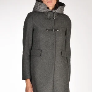 Fay Cappotto Toggle Grigio Donna
