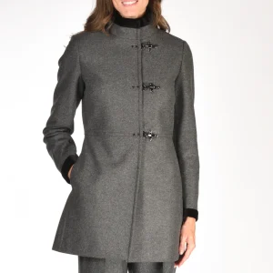 Fay Cappotto Virginia Grigio Scuro Donna