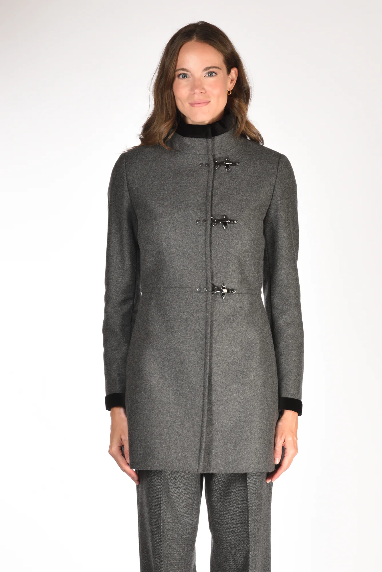 Fay Cappotto Virginia Grigio Scuro Donna - immagine 3
