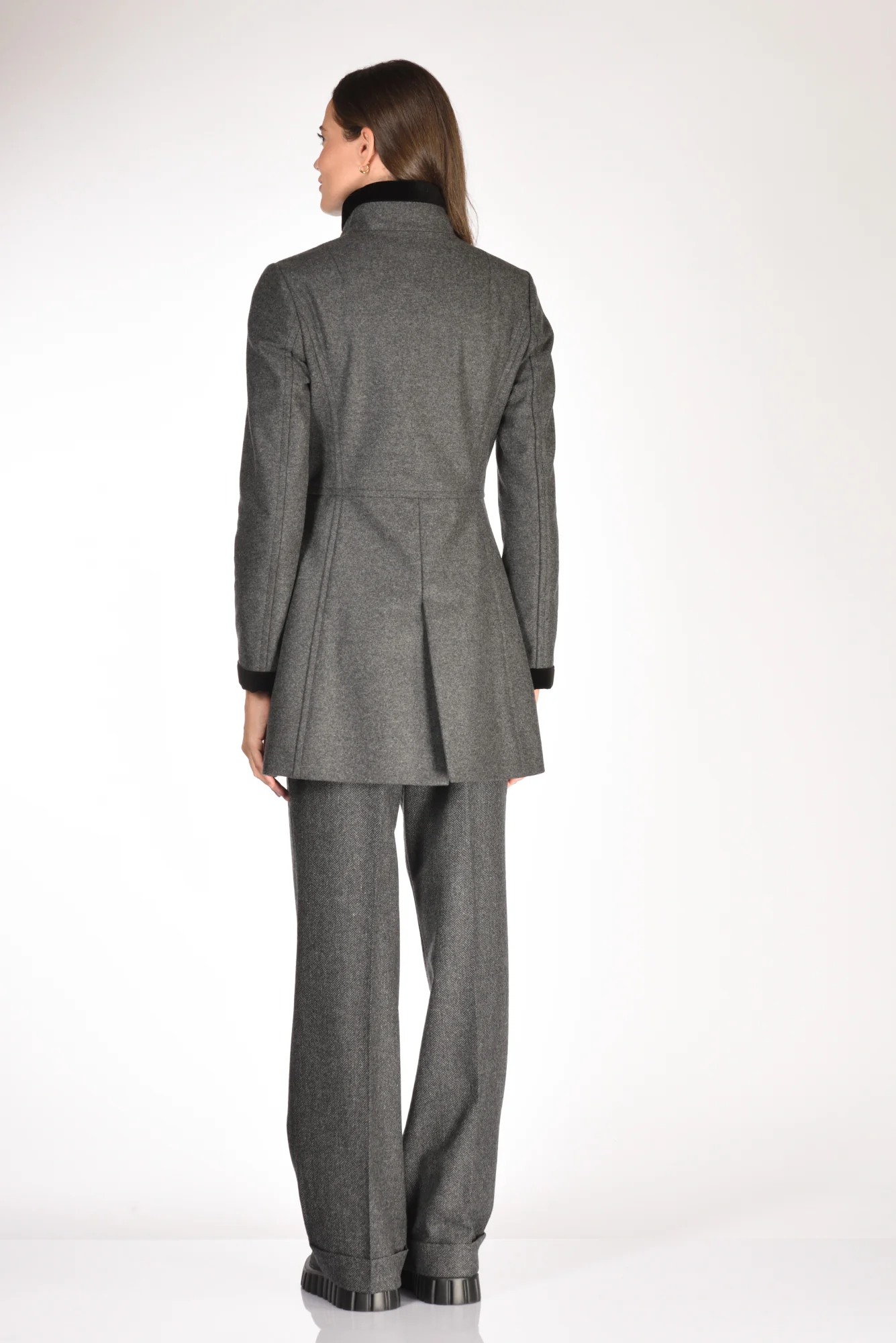 Fay Cappotto Virginia Grigio Scuro Donna - immagine 6