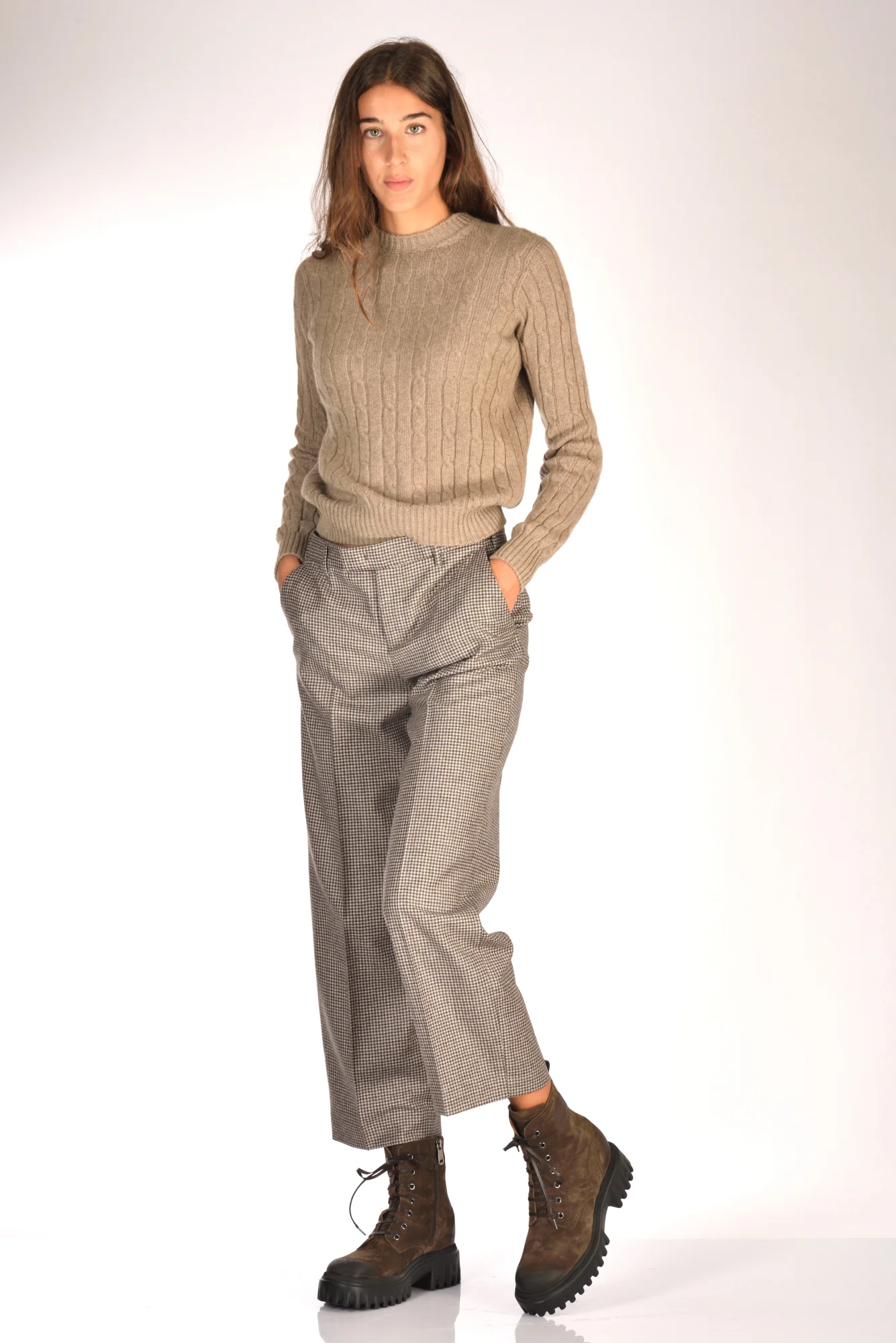 Hogan Stivale H700 Marrone Donna - immagine 3