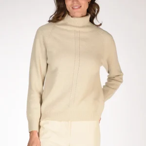 Zanone Slowear Maglia Lupetto Beige Chiaro Donna
