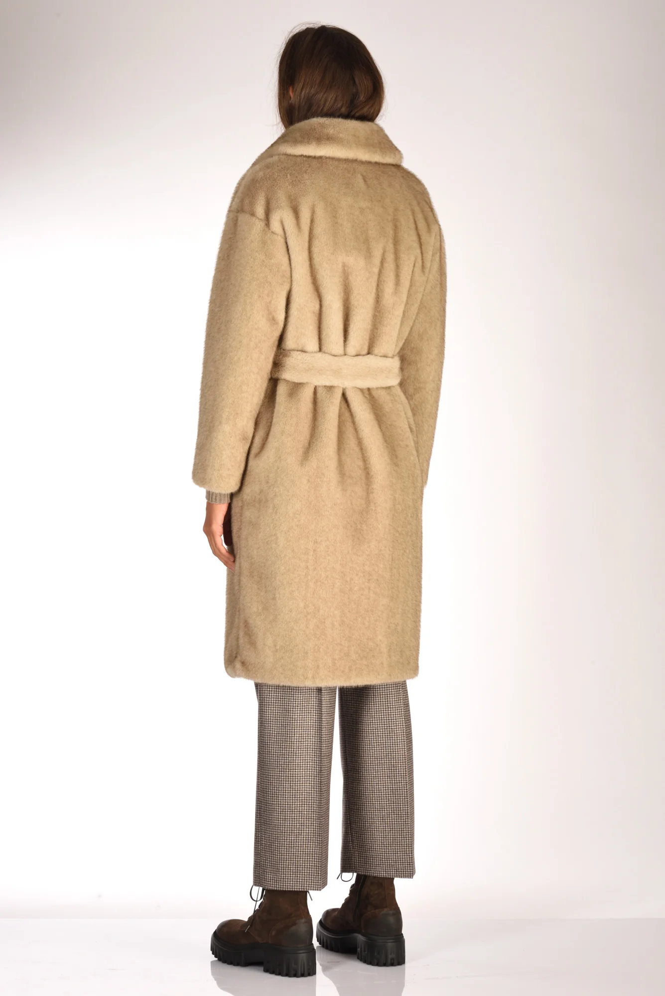 Herno Cappotto Ecofur Beige Donna - immagine 6