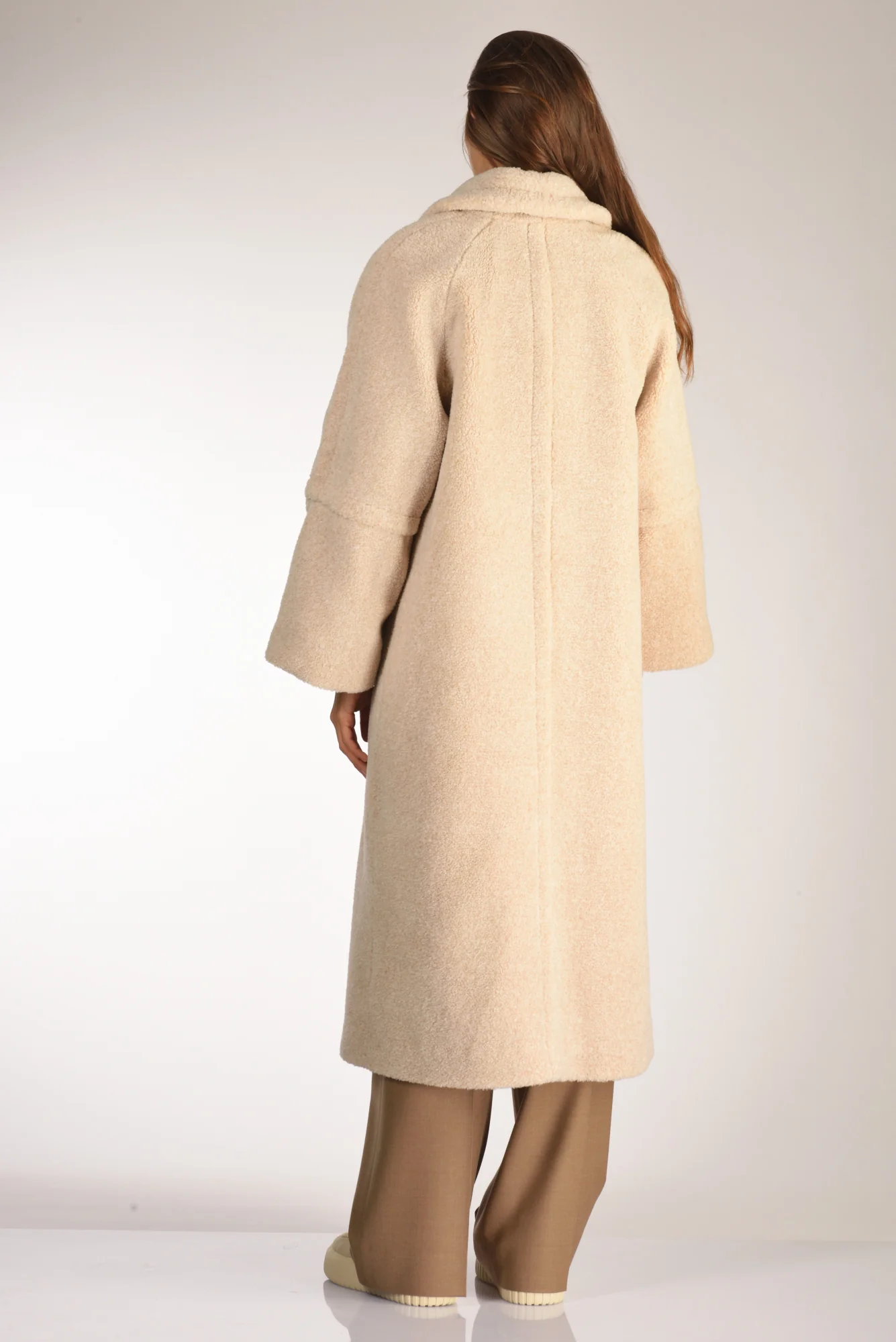 Herno Cappotto Ecofur Beige Chiaro Donna - immagine 6