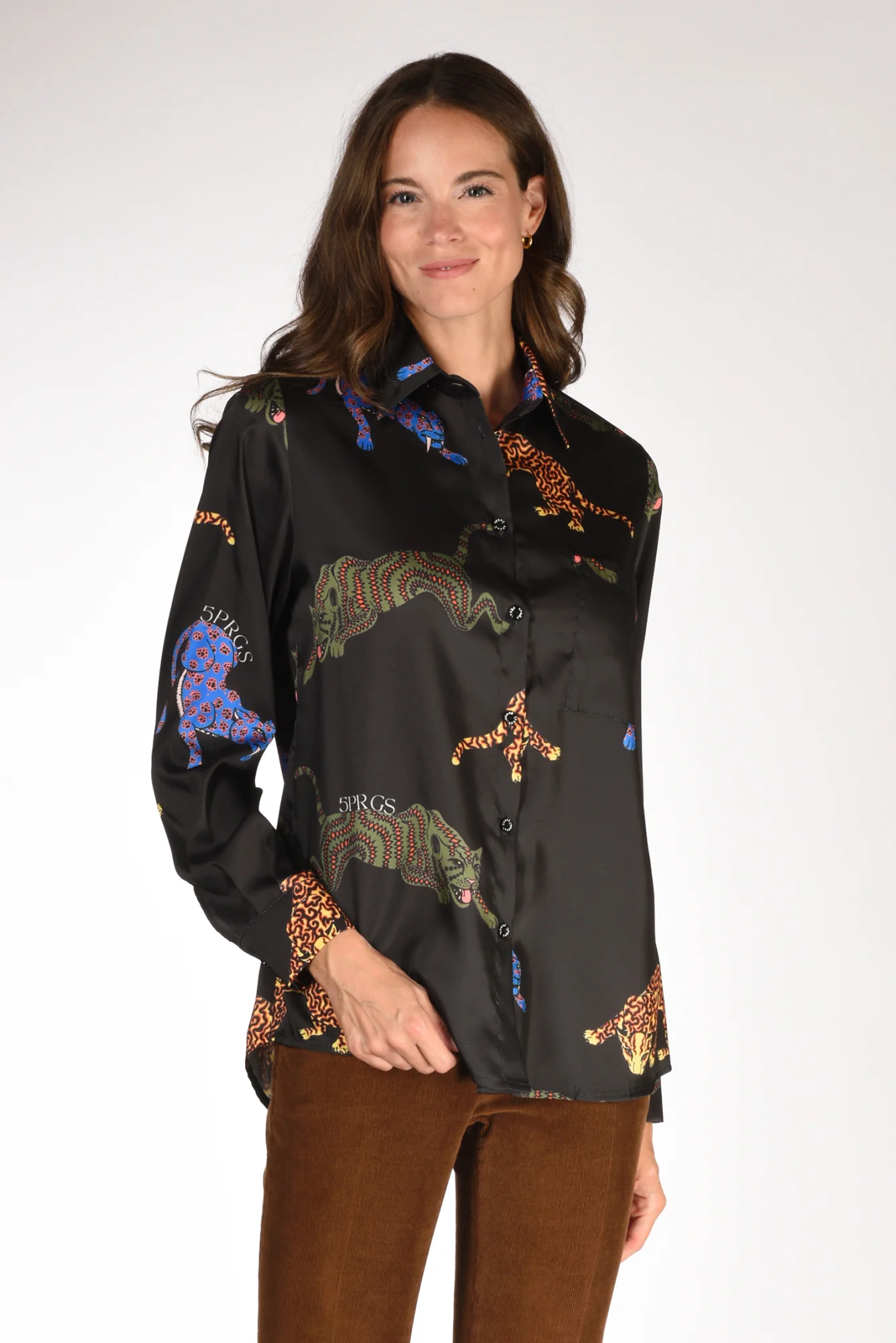 5 Progress Camicia Stampata Nero Donna - immagine 2