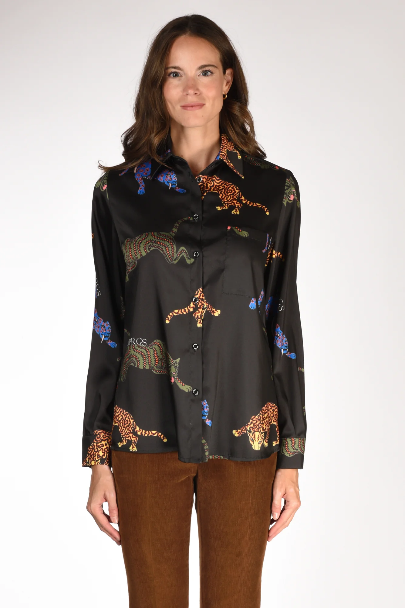 5 Progress Camicia Stampata Nero Donna - immagine 3