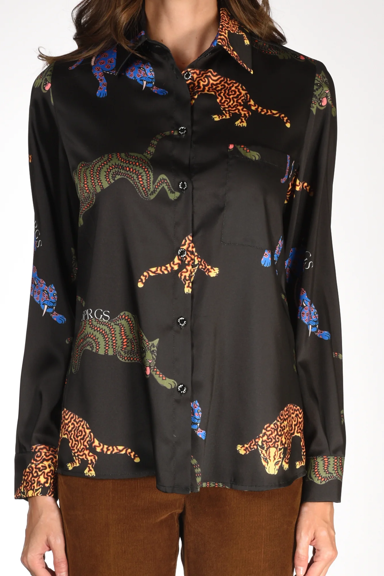 5 Progress Camicia Stampata Nero Donna - immagine 4