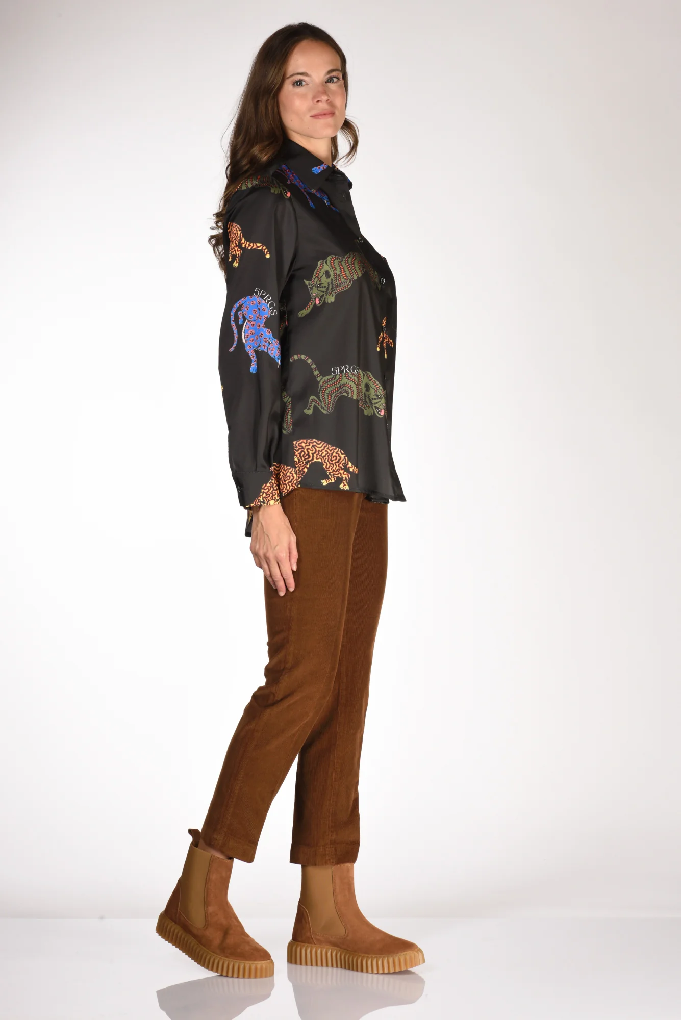 5 Progress Camicia Stampata Nero Donna - immagine 5