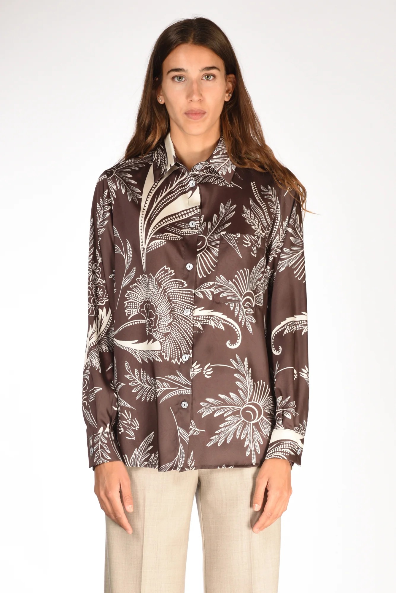 5 Progress Camicia Stampata Marrone Donna - immagine 3