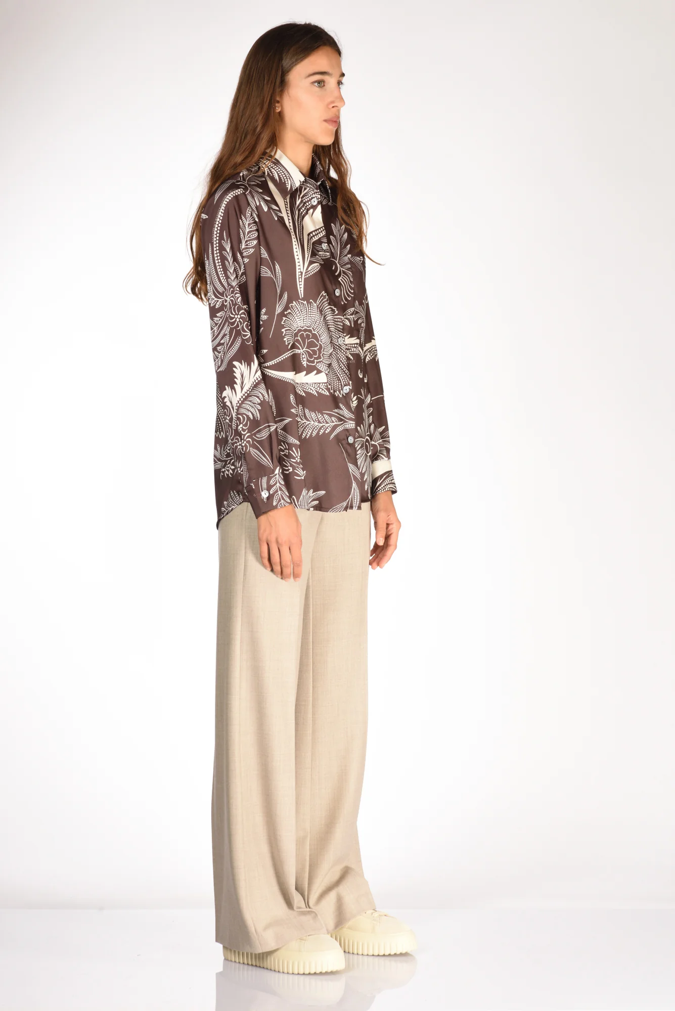5 Progress Camicia Stampata Marrone Donna - immagine 5