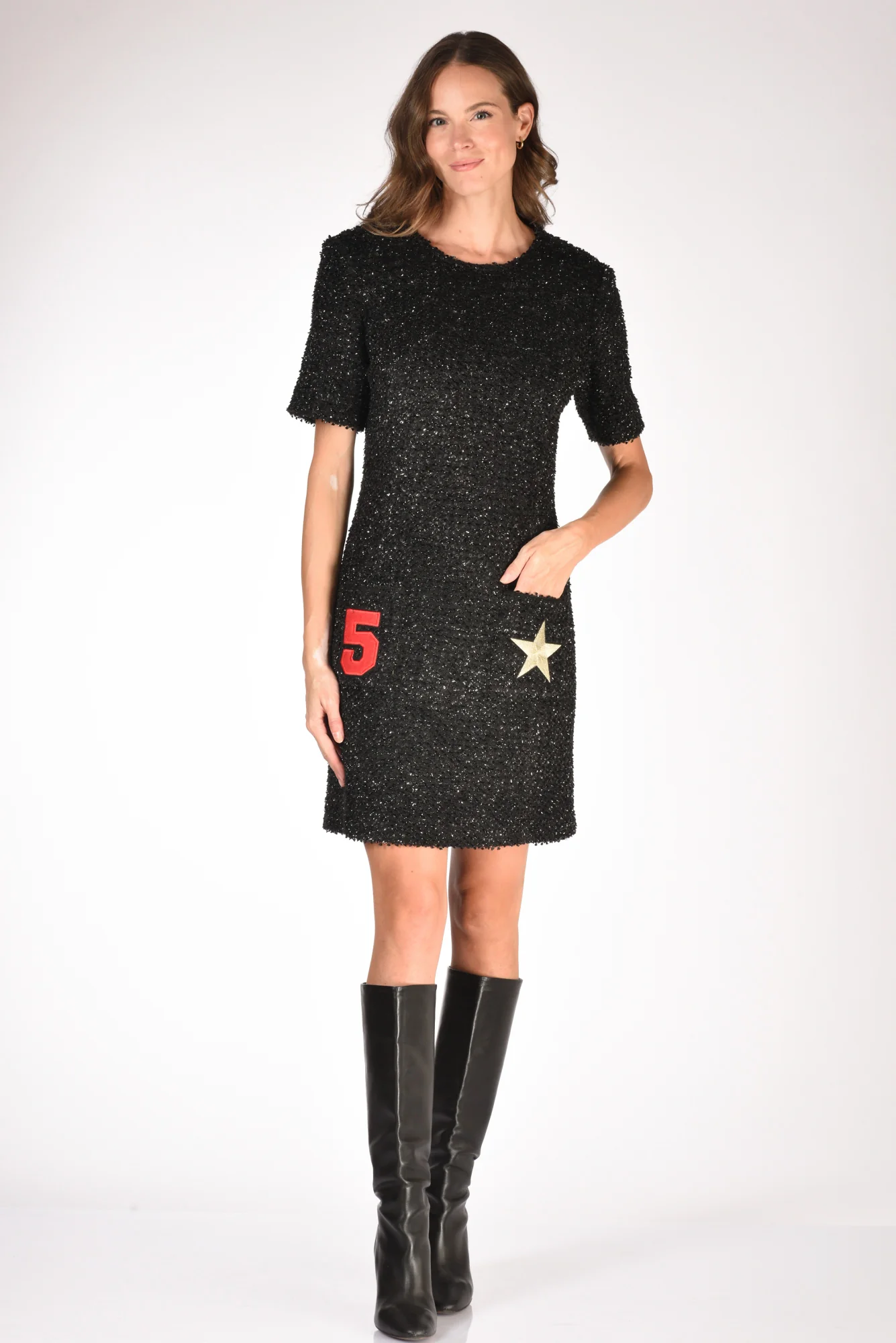 5 Progress Abito Nero Donna