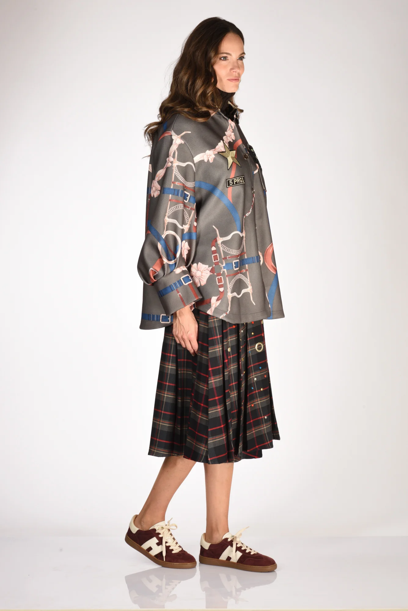 5 Progress Cappotto Camicia Verde Donna - immagine 6