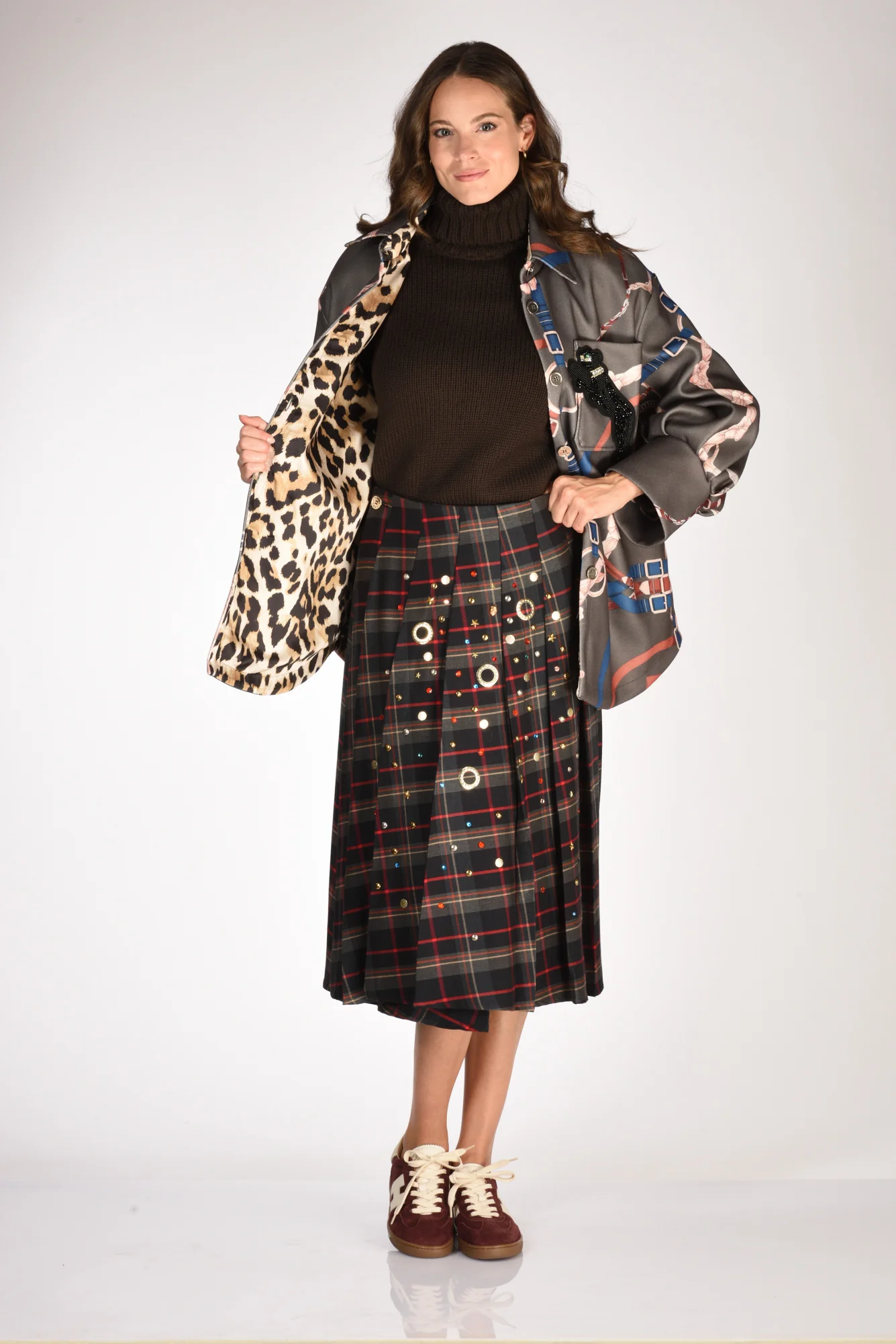 5 Progress Cappotto Camicia Verde Donna - immagine 8