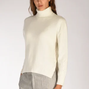 Drumohr Dolcevita Trecce Bianco Latte Donna