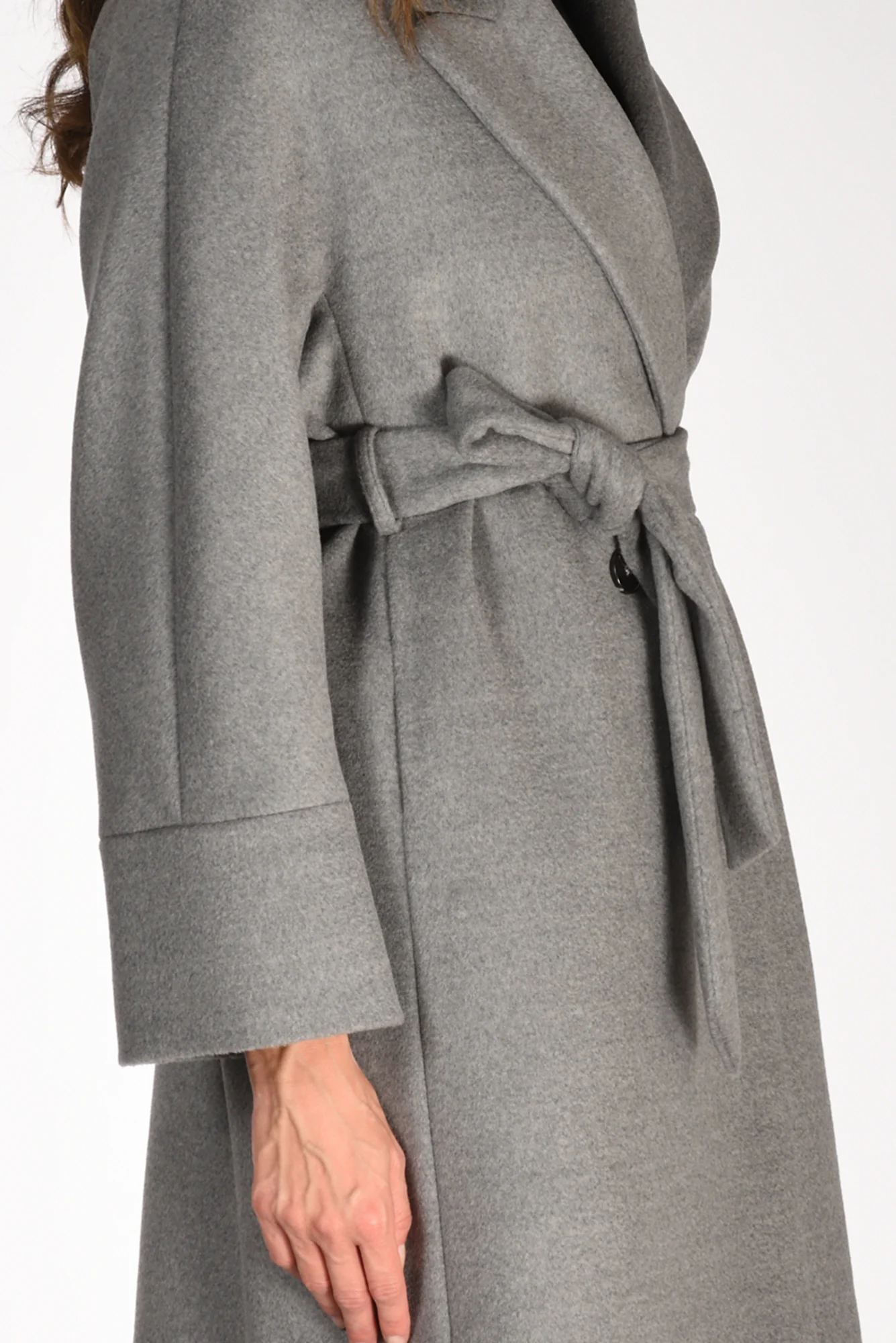 Mouche Cappotto Grigio Donna - immagine 4