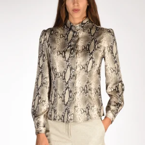 Robert Friedman Camicia Stampata Nero/grigio Chiaro Donna