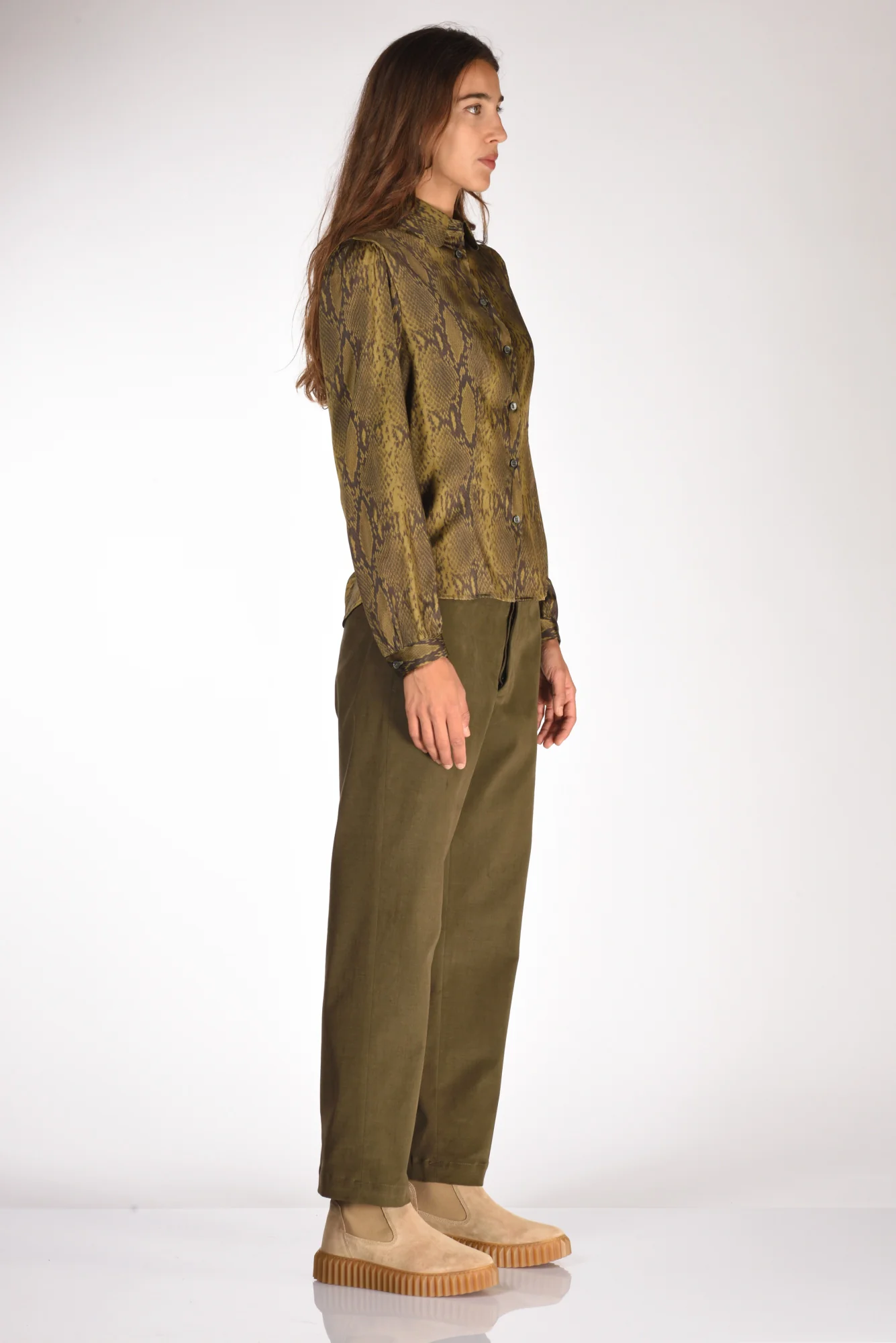 Robert Friedman Camicia Stampata Verde/nero Donna - immagine 5