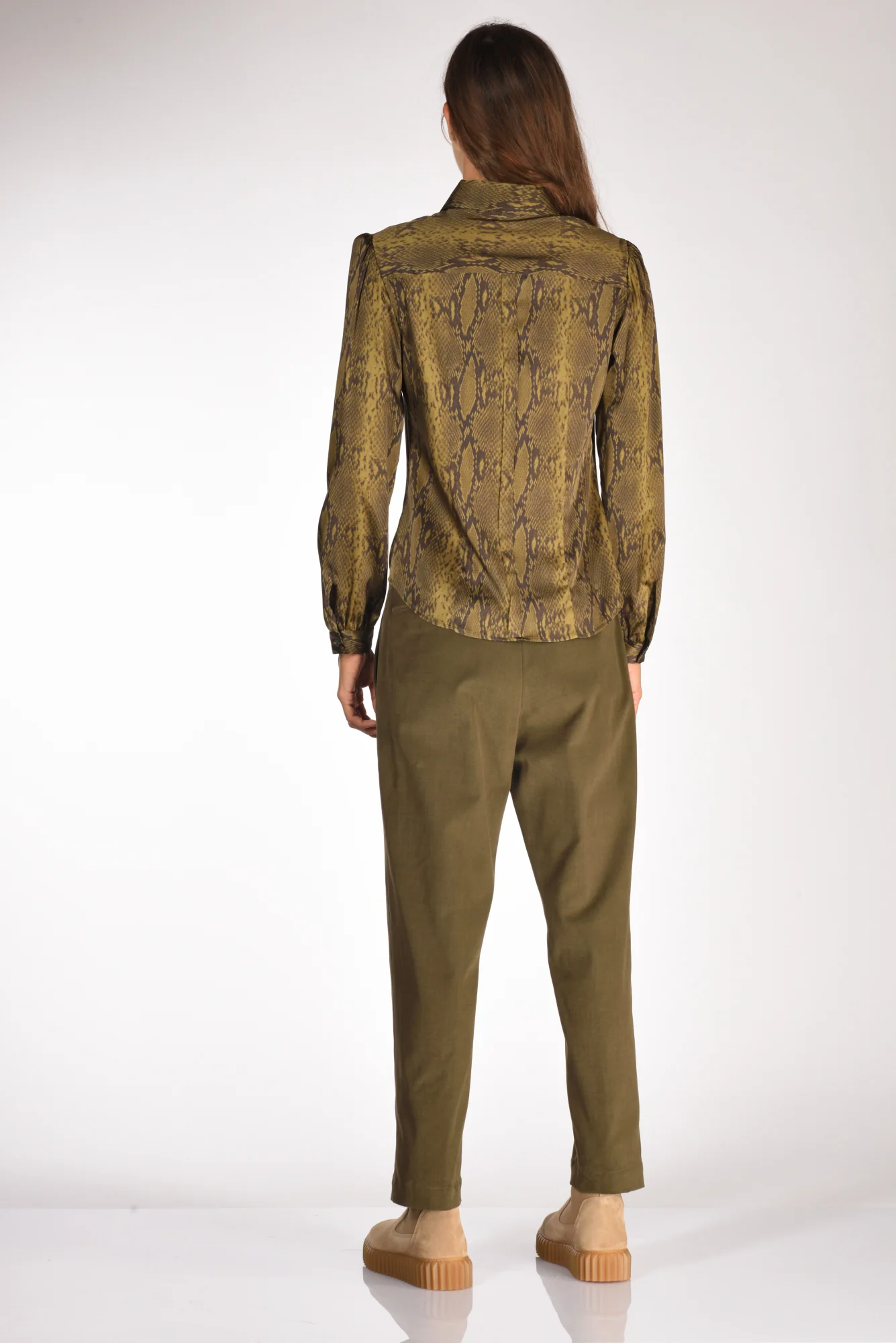 Robert Friedman Camicia Stampata Verde/nero Donna - immagine 6