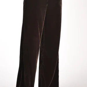 Kiltie Pantalone Andrea Marrone Donna
