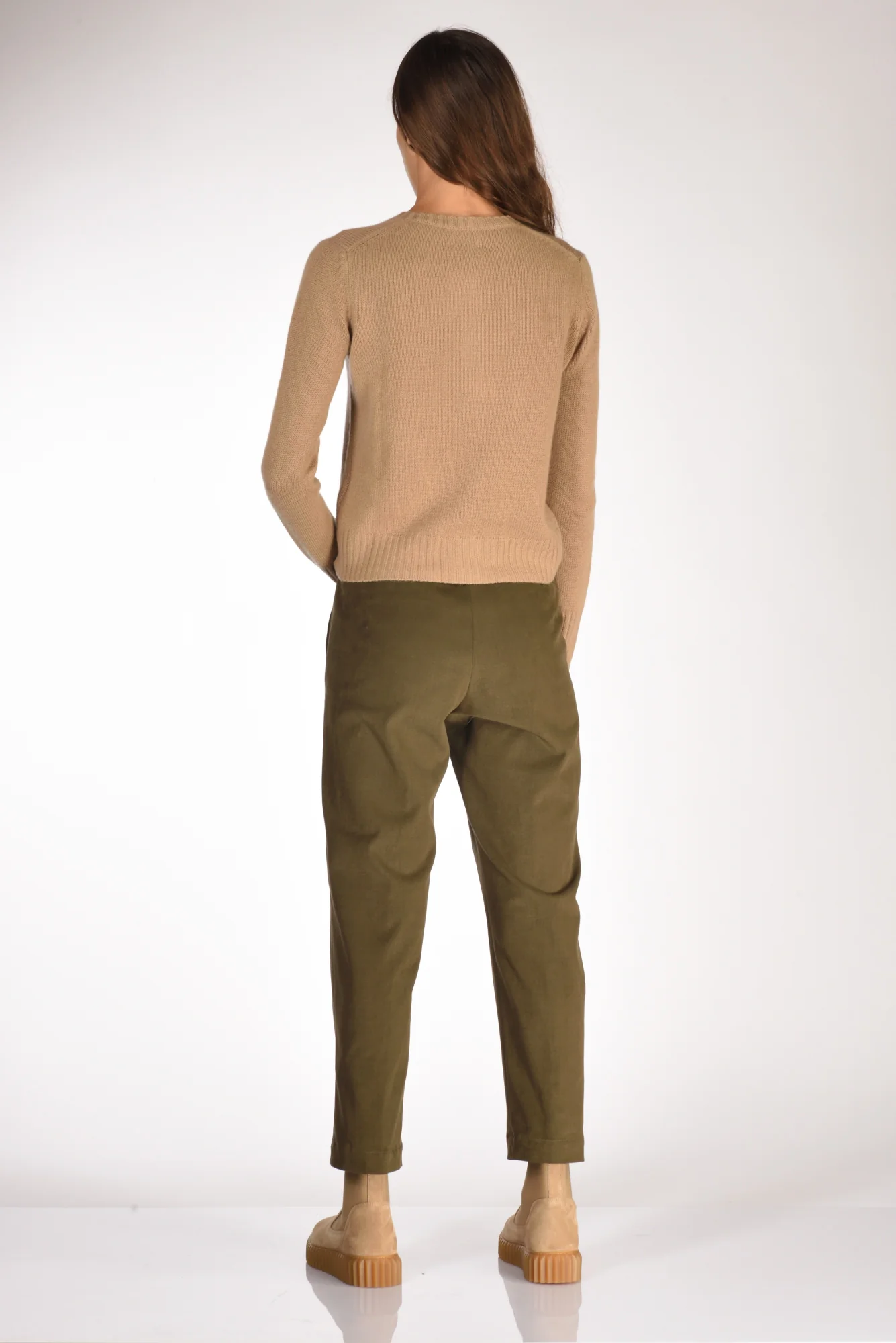 Allude Maglia Cardigan Beige Scuro Donna - immagine 6