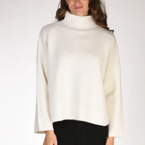 Allude Maglia Bianco Naturale Donna