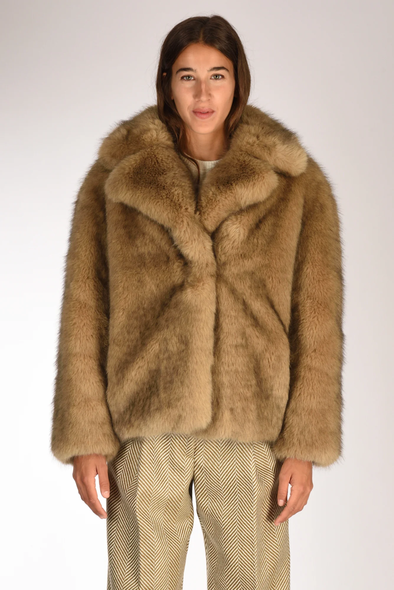 Stand Studio Ecofur Valentina Beige Donna - immagine 3