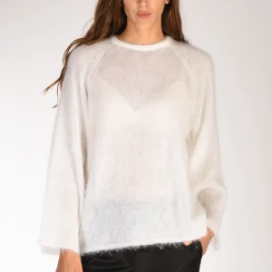 Forte Forte Maglia Mohair Bianco Donna