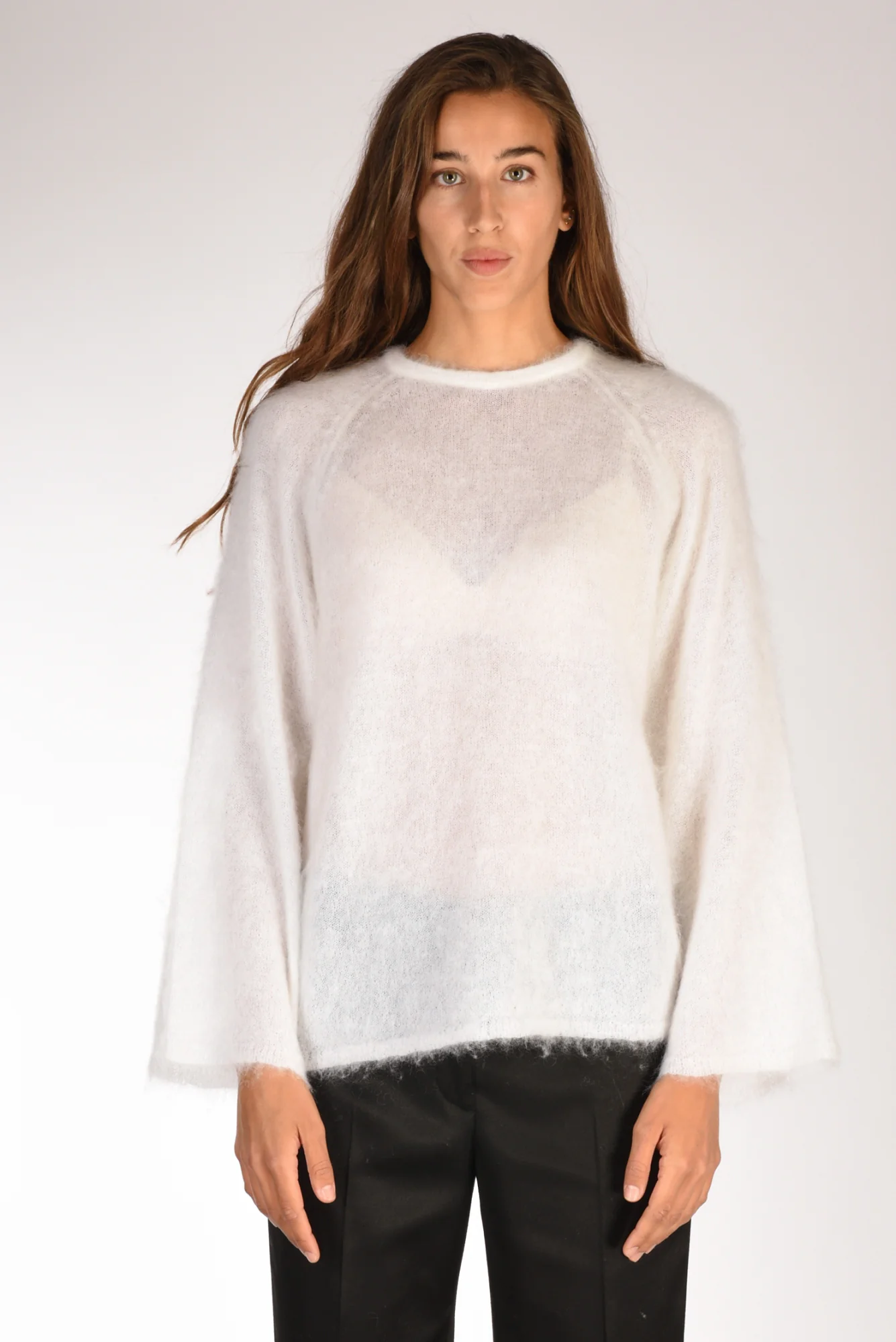 Forte Forte Maglia Mohair Bianco Donna - immagine 3