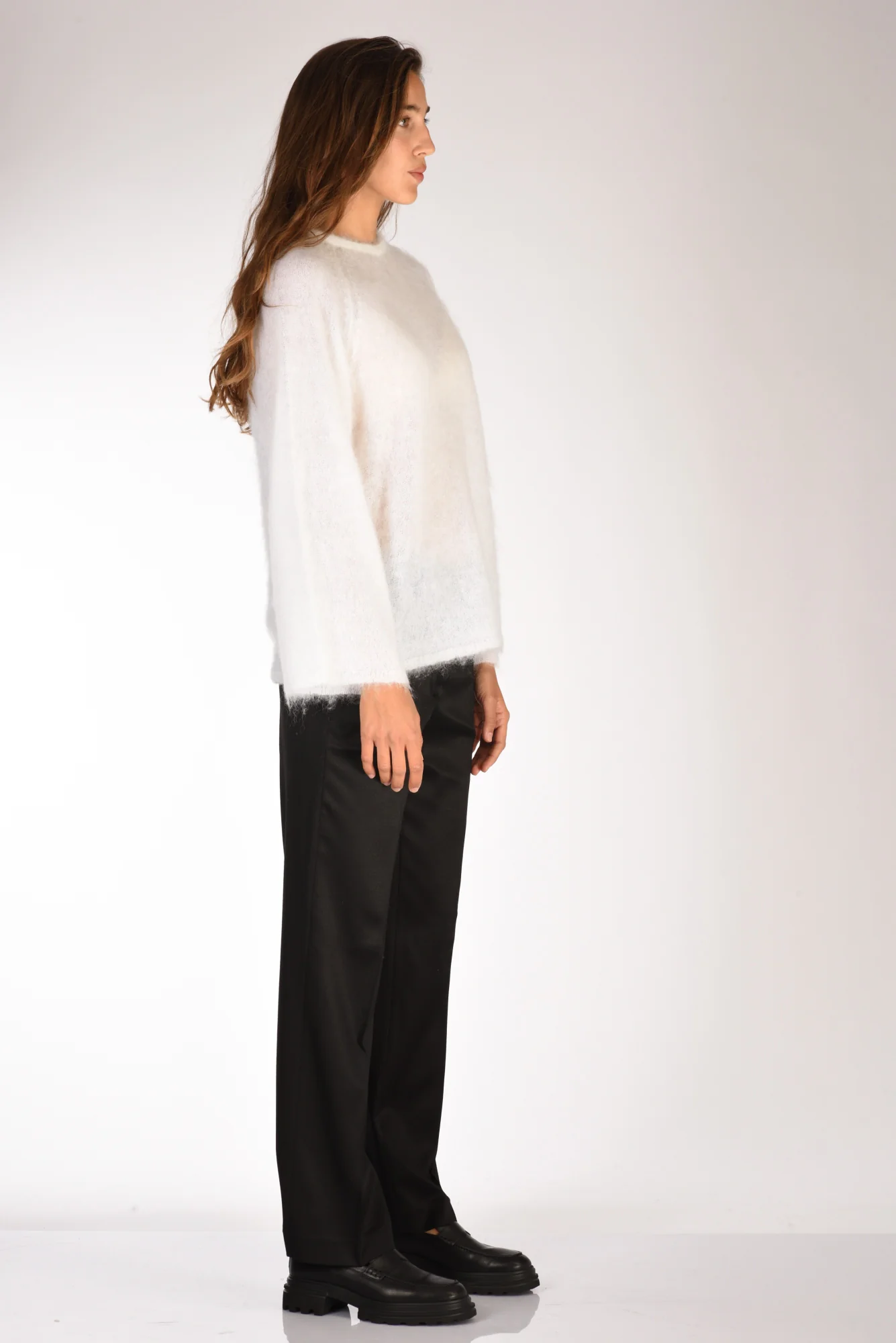 Forte Forte Maglia Mohair Bianco Donna - immagine 5