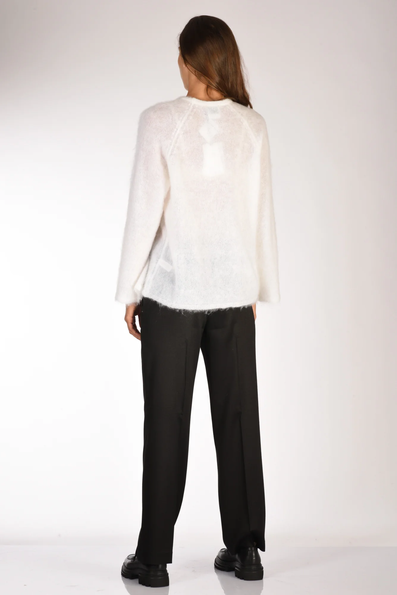 Forte Forte Maglia Mohair Bianco Donna - immagine 6