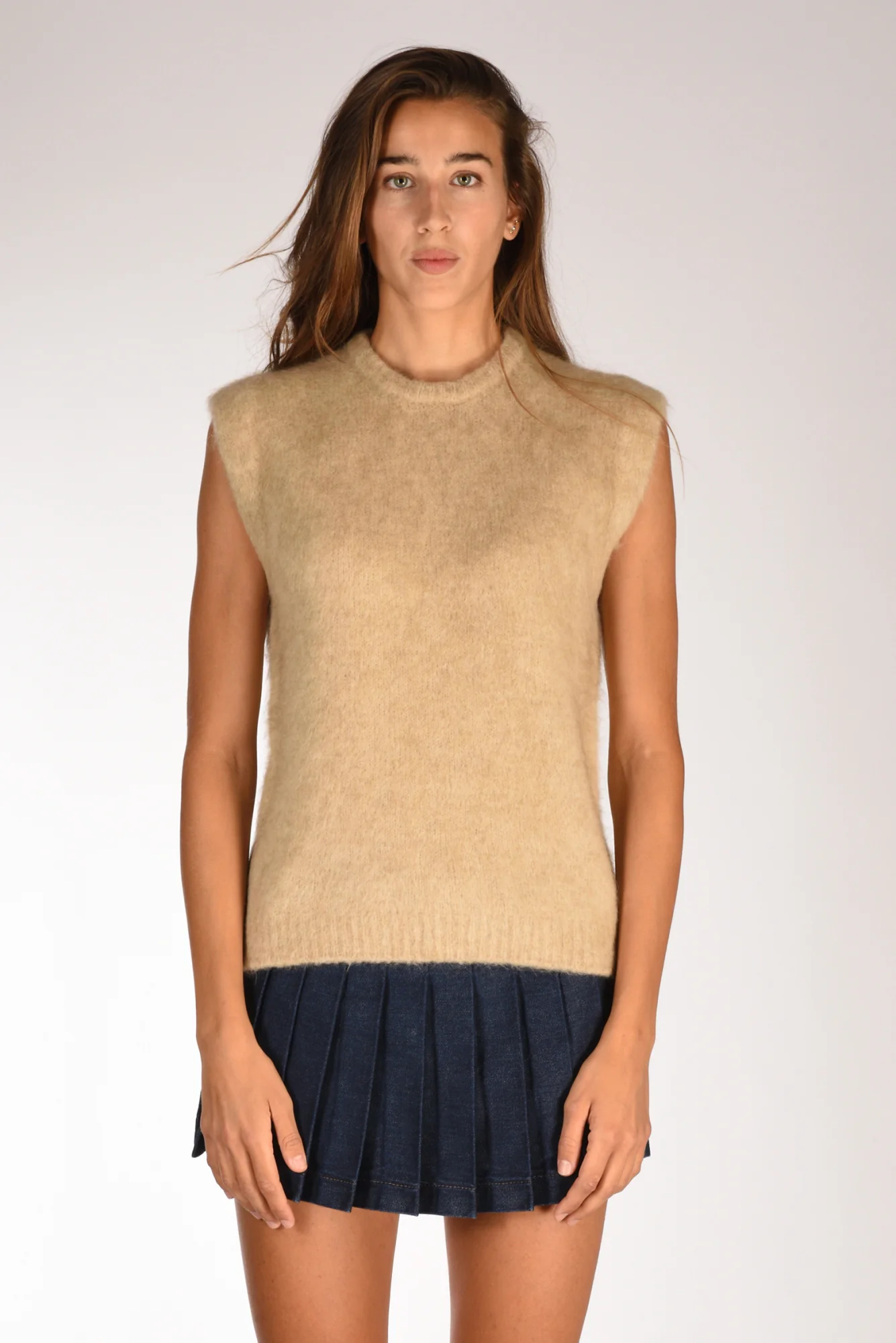 Forte Forte Gilet Maglia Beige Donna - immagine 3