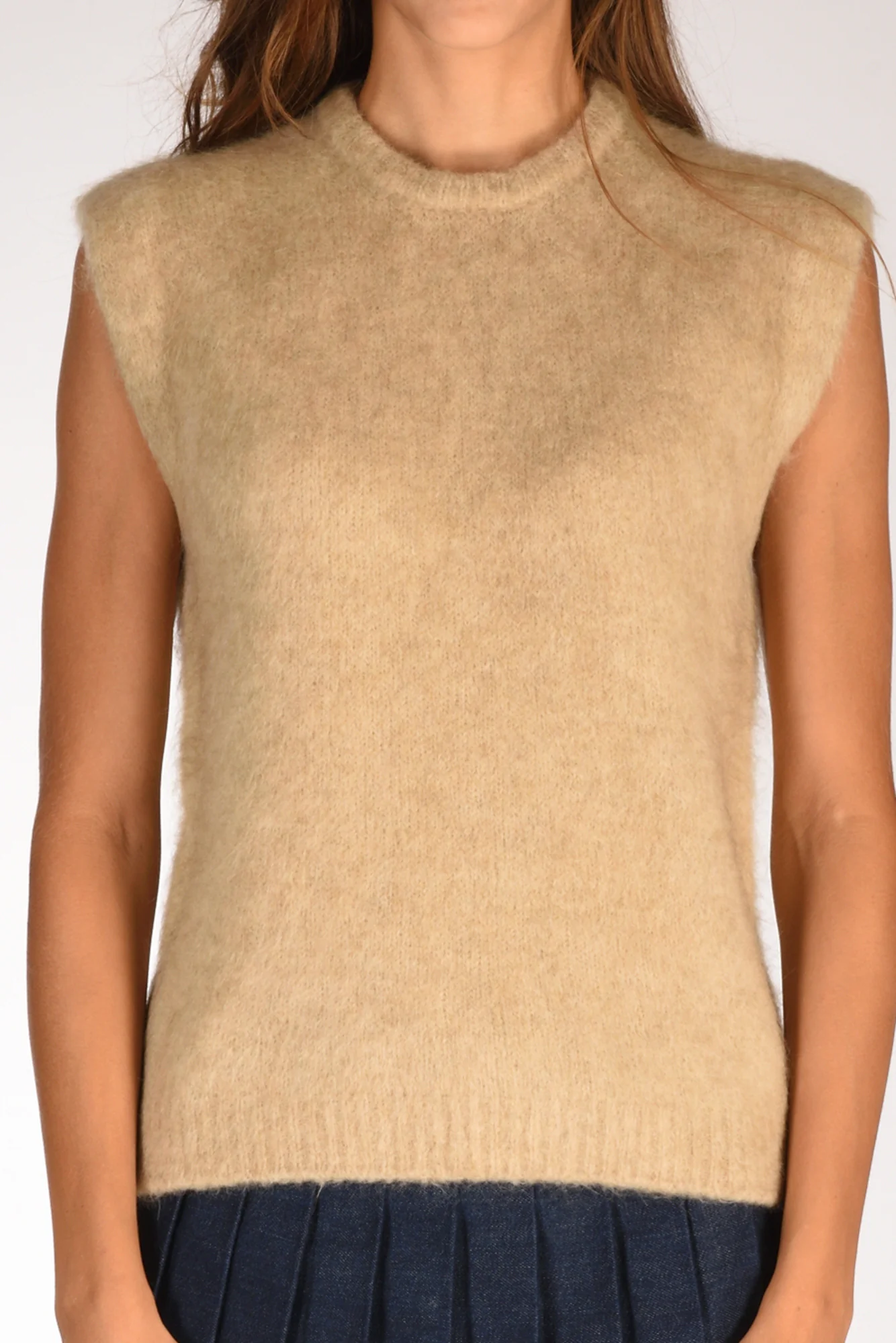 Forte Forte Gilet Maglia Beige Donna - immagine 4