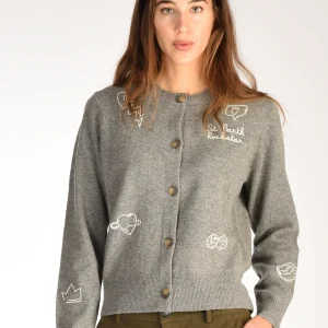 Mc2 Saint Barth Maglia Sierra Grigio Donna