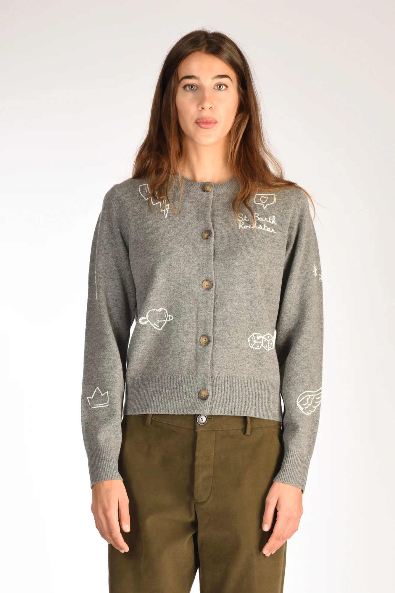 Mc2 Saint Barth Maglia Sierra Grigio Donna - immagine 3