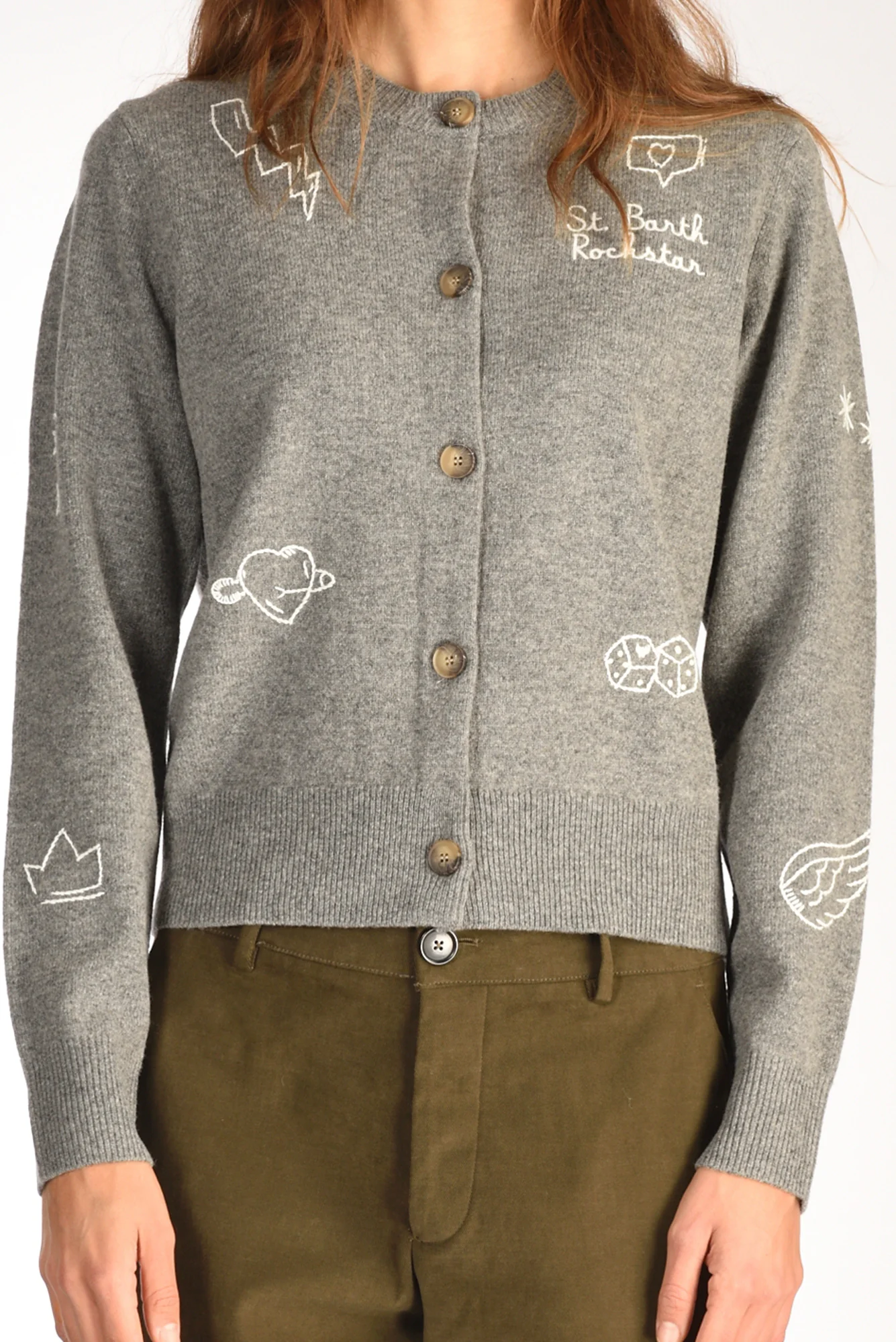 Mc2 Saint Barth Maglia Sierra Grigio Donna - immagine 4