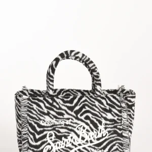 Mc2 Saint Barth Borsa Colette Bianco/nero Donna