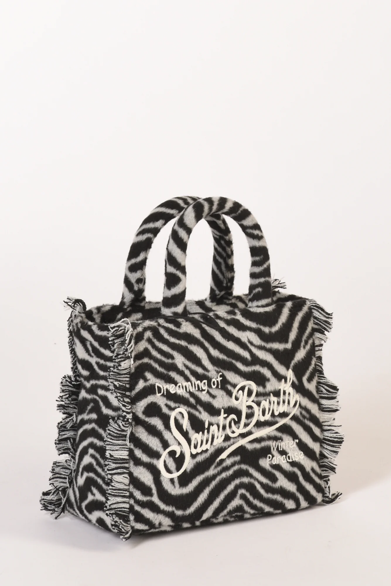 Mc2 Saint Barth Borsa Vanity Mini Bianco/nero Donna - immagine 4